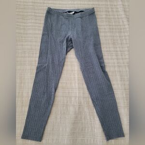 LC Lauren Conrad Textured Leggings | Gray | Size M